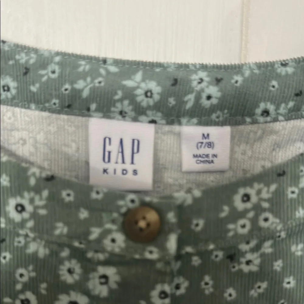 GAP Green Floral Kids Casual Dress‎